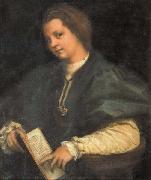 Andrea del Sarto Portrait of a Girl painting